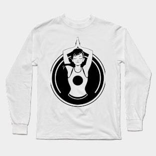 Yoga Meditation Woman 01 Long Sleeve T-Shirt